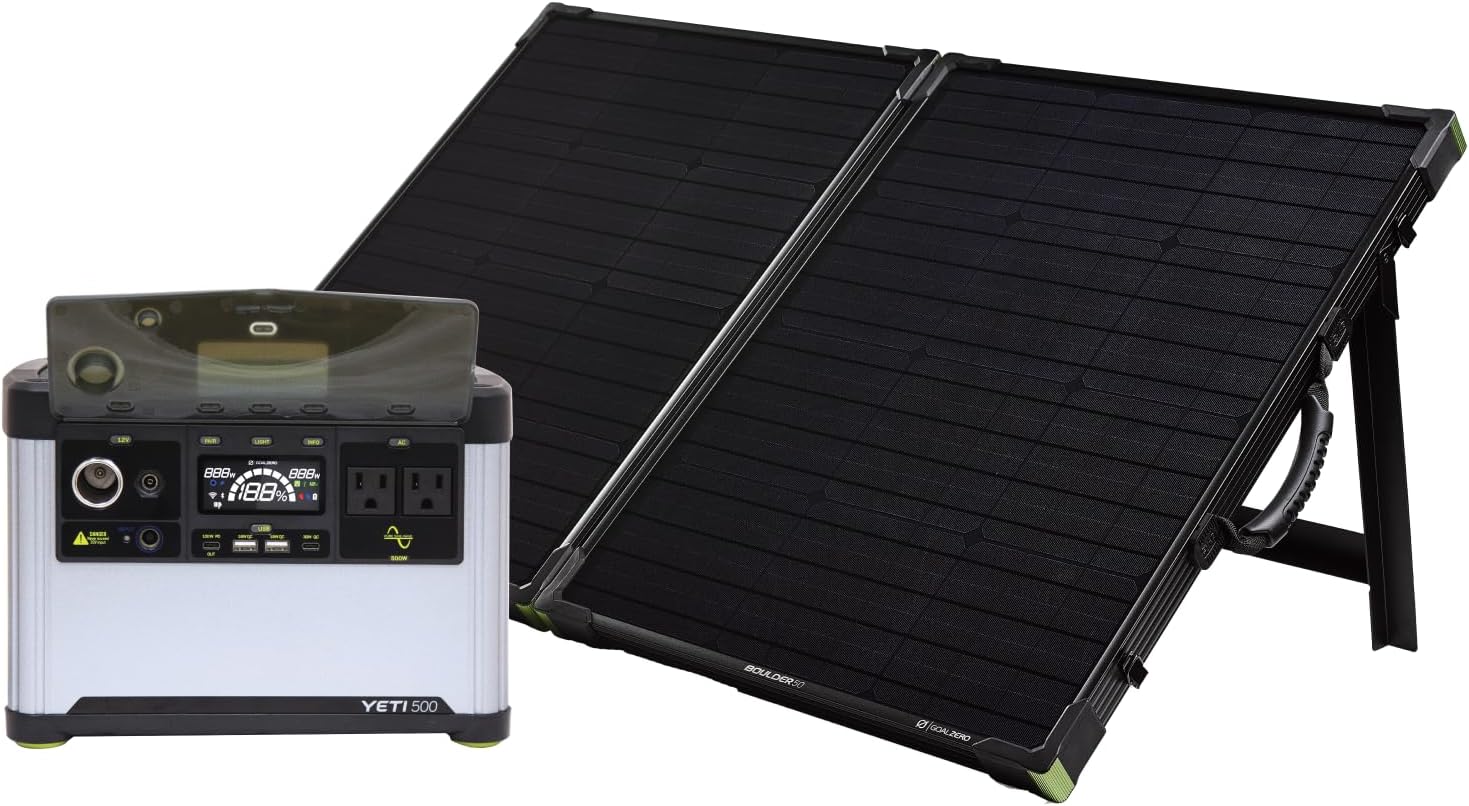 Goal Zero Yeti Portable Power Station: Reliable Solar Generator