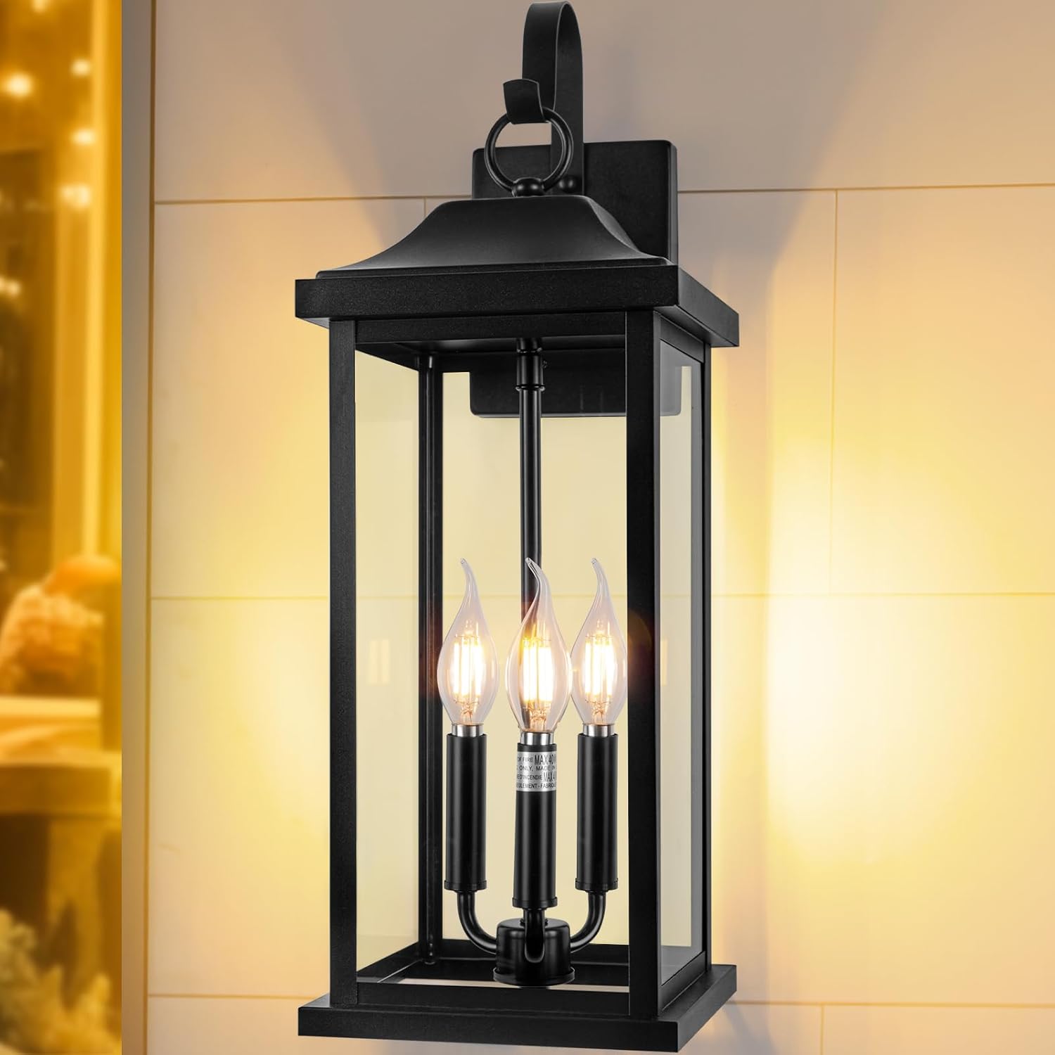 23 Extra Large 3-Light Outdoor Light Fixture for Modern Homes