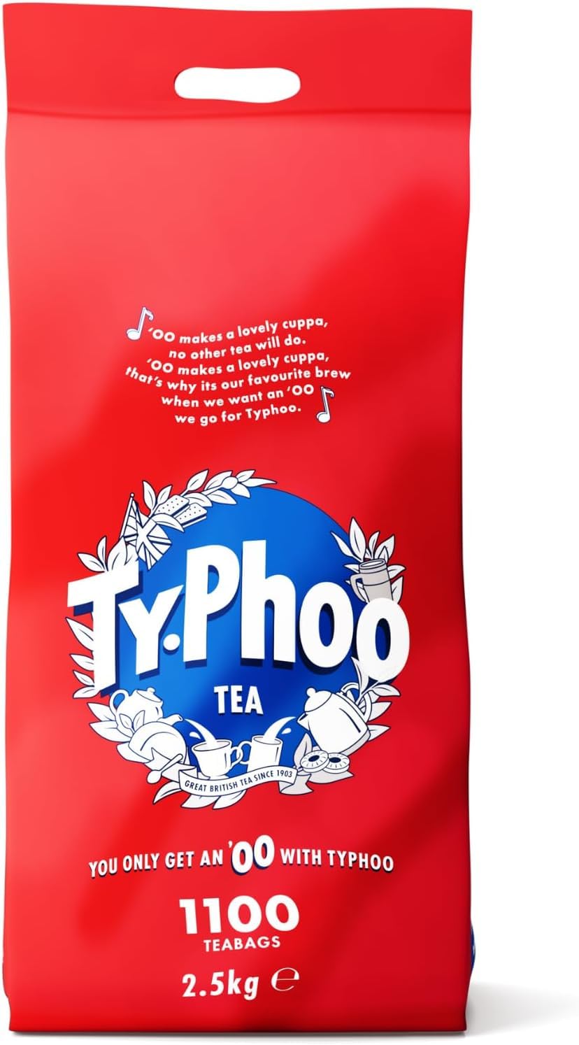 Typhoo Black Tea - 1100 Teabags for a Perfect Brew Every Time