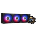 FW360 Black ARGB CPU Water Cooler with IPS LCD Screen - Quiet 2000RPM