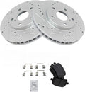 Front Performance Brake Pad & Rotor Kit - Direct Fit for Camry