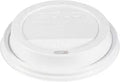 SOLO TLP316-0007 White Traveler Plastic Lid - Dome Sip Lid for Hot