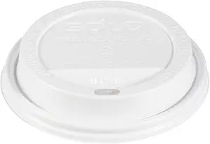 SOLO TLP316-0007 White Traveler Plastic Lid for Hot Cups