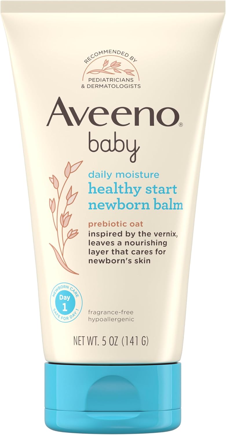 Aveeno Baby Nourishing Newborn Balm, Prebiotic Oat Infused for Healthy Skin