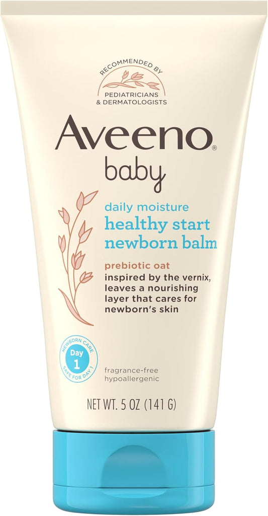Aveeno Baby Nourishing Newborn Balm, Prebiotic Oat Infused for Healthy Skin