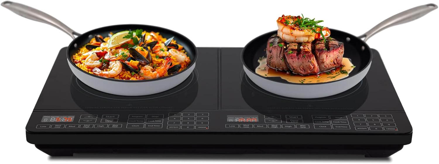Nuwave Double Cooktop Induction Burner for Efficient Cooking