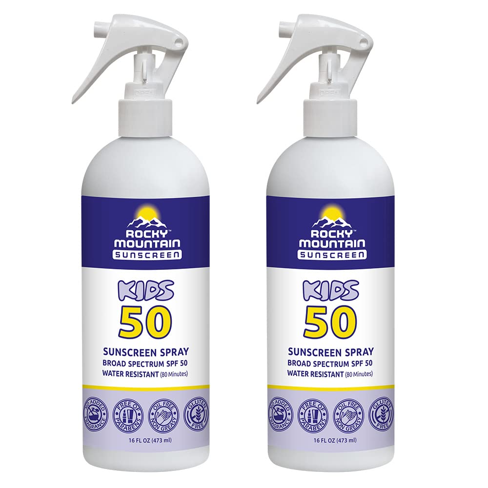 KIDS Rocky Mountain Sunscreen SPF 50 Liquid Spray for Kids