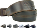Full Grain Padded Leather Guitar Strap - Straight Up 2in Comfort