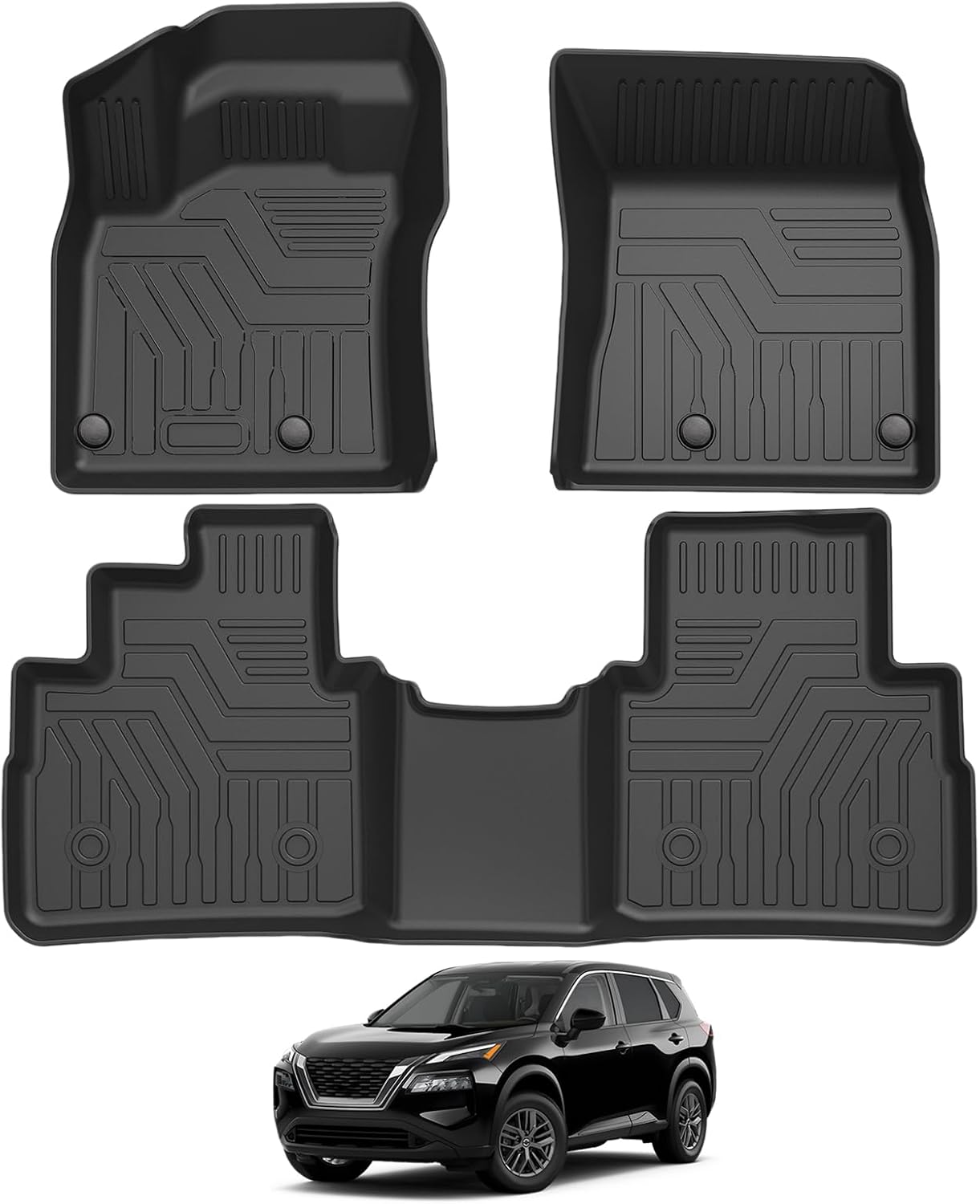 Custom Fit Floor Mats for Nissan Rogue 2021-2025 by Falafa