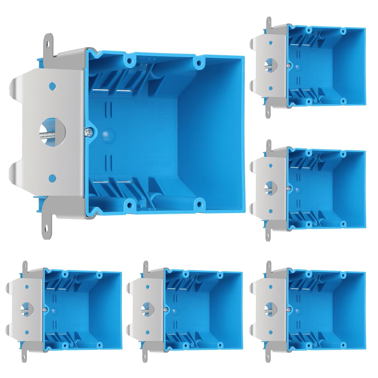 XIUTE Double Gang PVC Electrical Outlet Box for Versatile Use