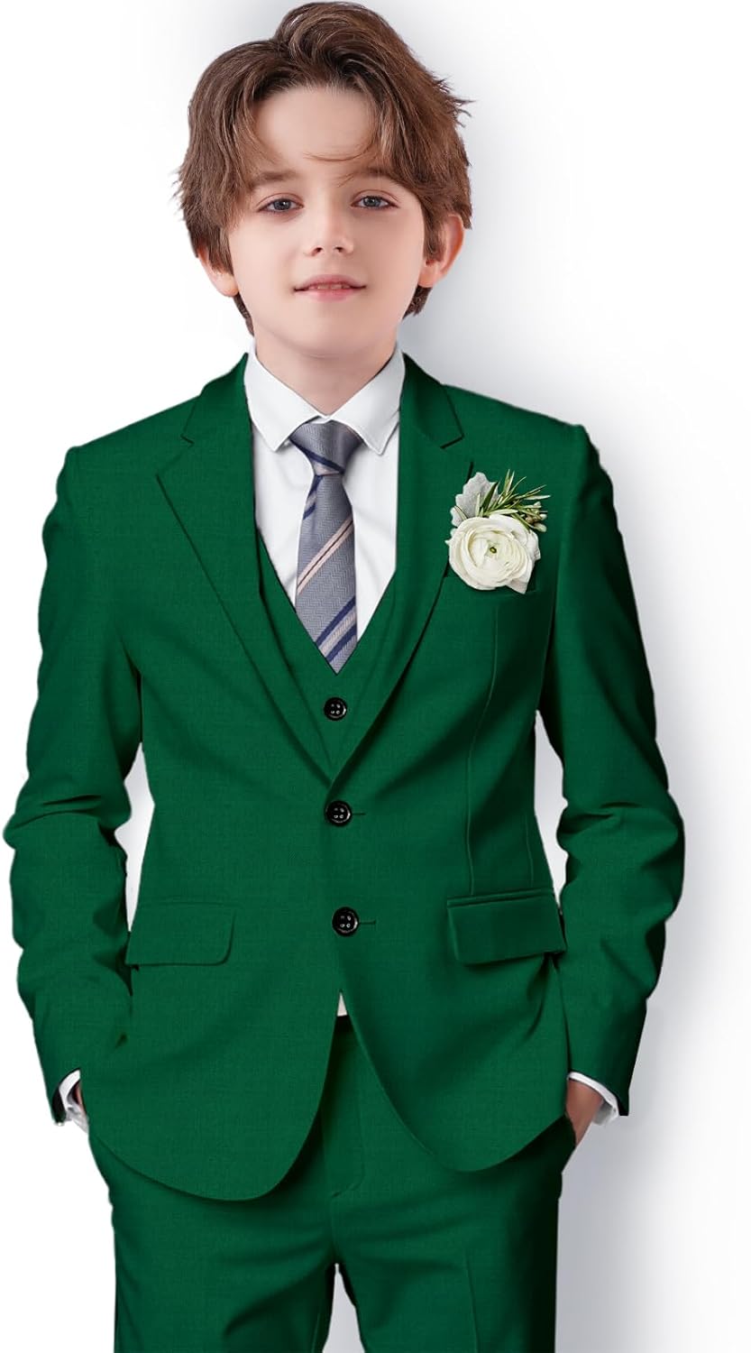 Boys Suit Formal Suits for Boy Slim Fit Kids Wedding Dress