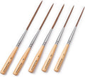 Fuumuui Long Liner Brushes 5pc - Fine Point Ox Ear Hair Liner