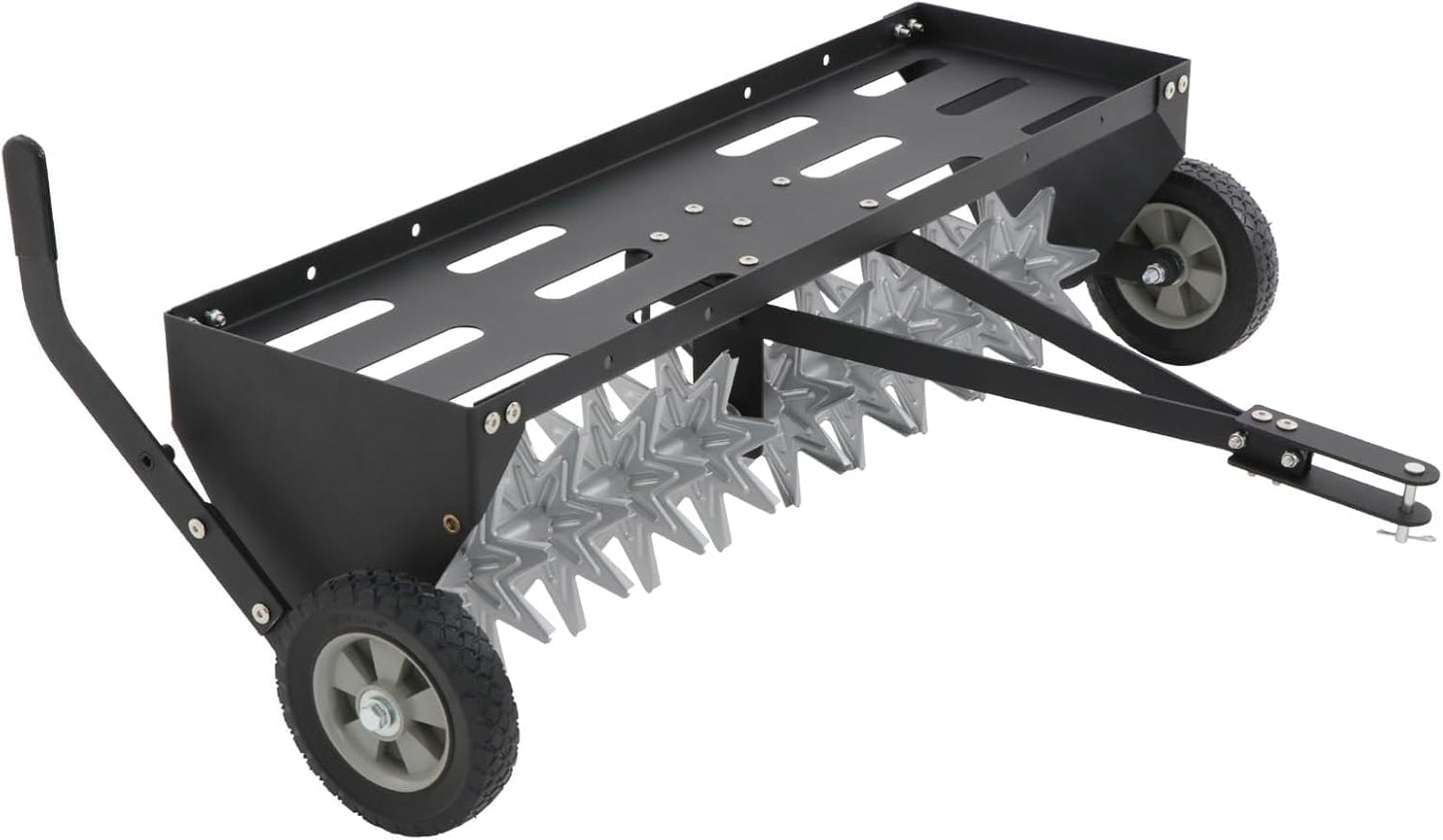 40 Tow Behind Spike Aerator for Gardens and Lawns Performance