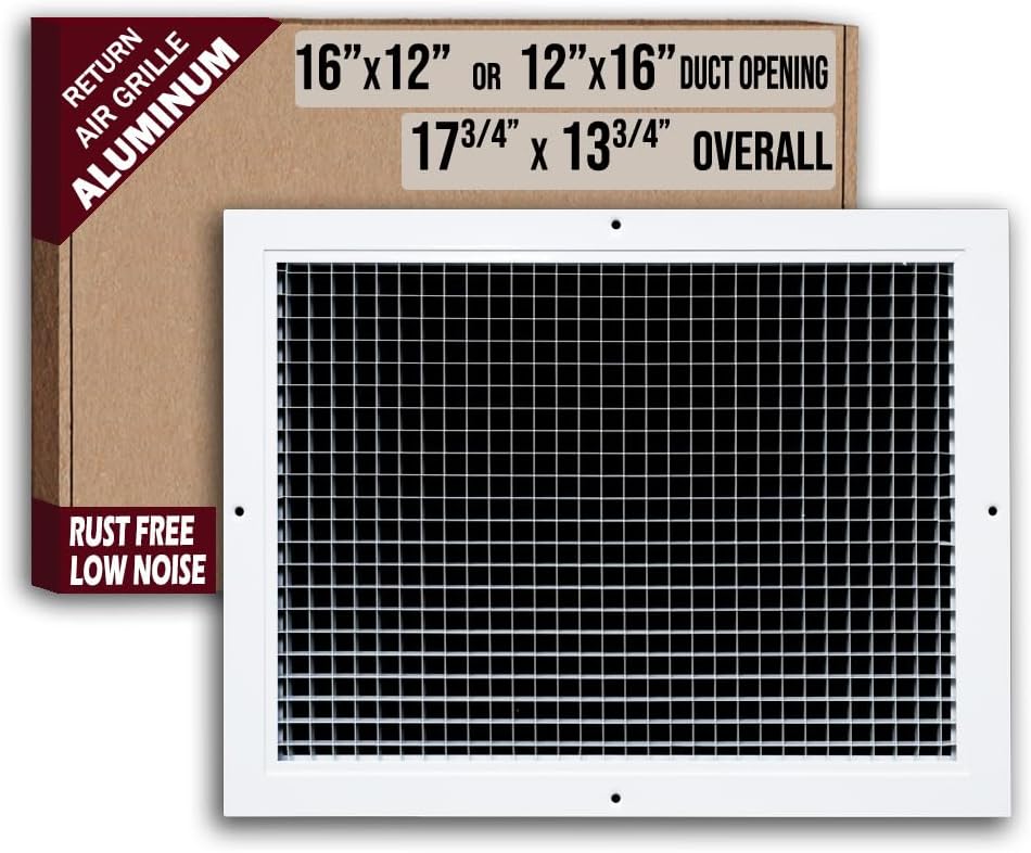 Handua Aluminum Eggcrate Return Air Grille for Duct Openings