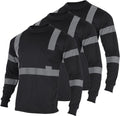 FONIRRA Safety Reflective Long Sleeve Hi Vis T Shirt - ANSI Class 3 1)