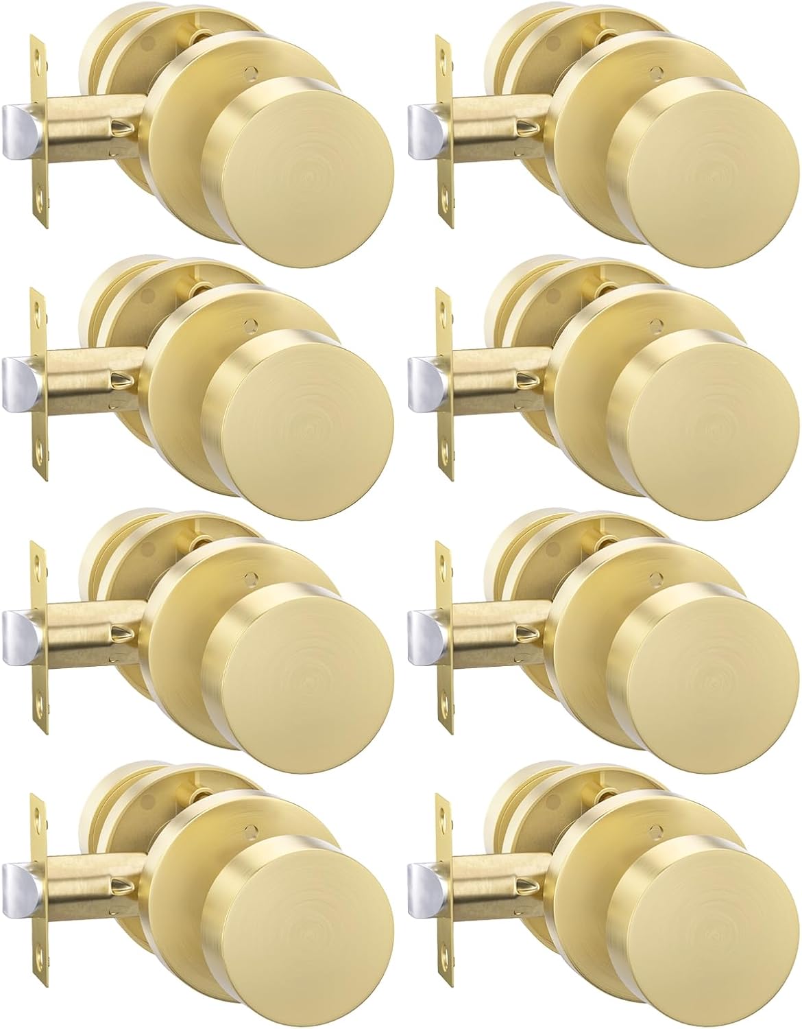 Heavy Duty Gold Door Knobs for Interior Privacy Needs