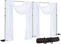 SLOW DOLPHIN 20 x 10ft Pipe and Drape Backdrop Stand Kit - Heavy Duty
