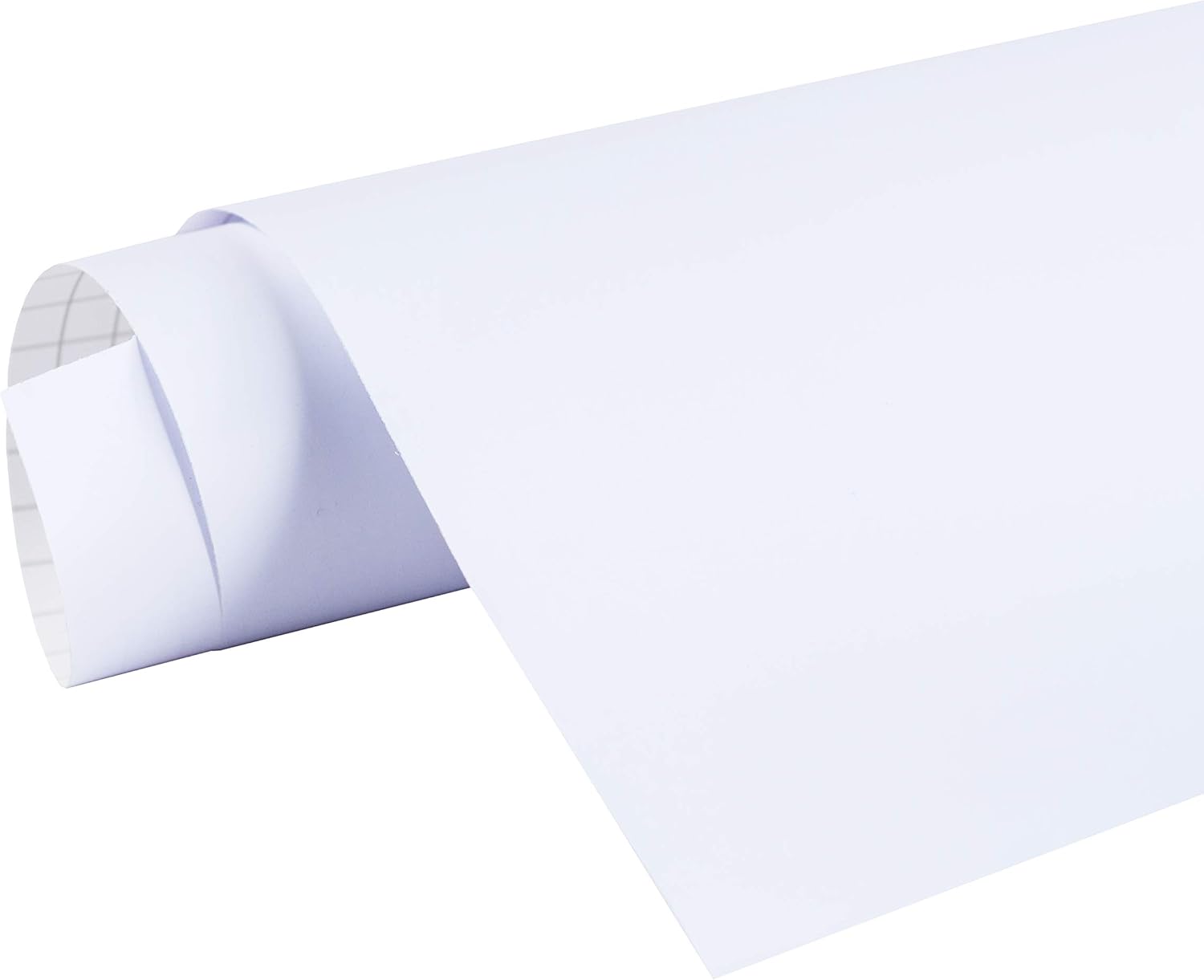 24 in x 100 ft Roll of Matte White Repositionable Vinyl