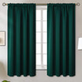 Emerald Green Blackout Curtains 63 in Length - Insulating Room