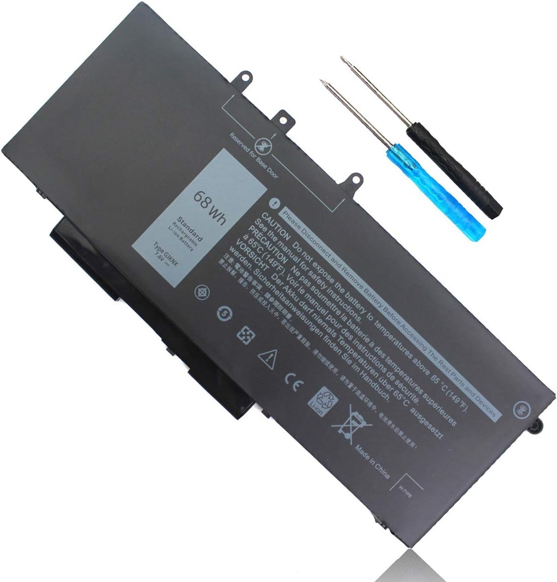 68Wh GJKNX Battery Replacement for Dell Latitude Series Laptops