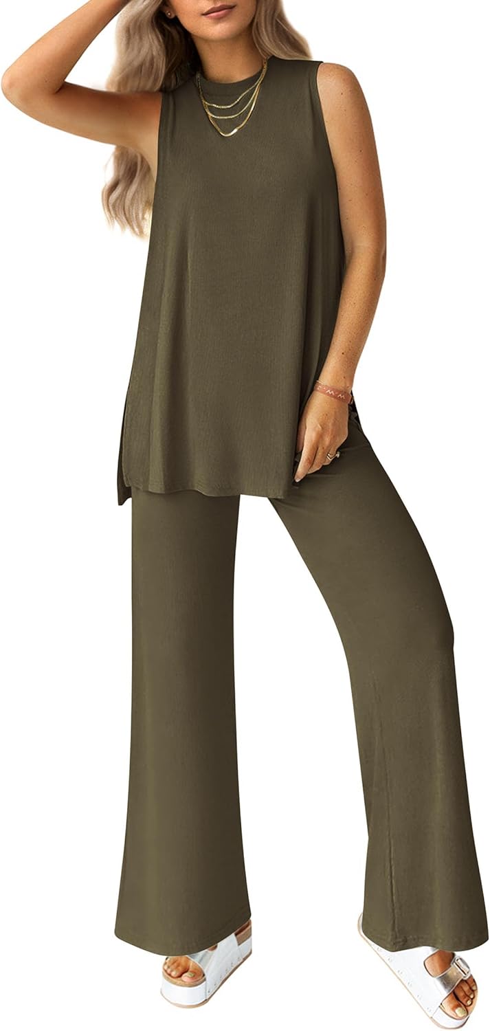 PRETTYGARDEN Women's 2 Piece Lounge Set for Summer Comfort