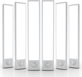6 Pack Under Cabinet Lighting Wireless 50 LED Rechargeable Motion