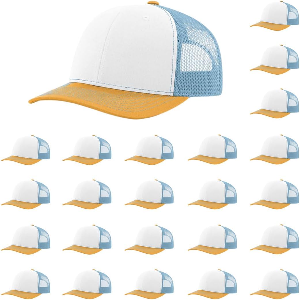 Richardson 112 Classic Six-Panel Adjustable Snapback Trucker Cap