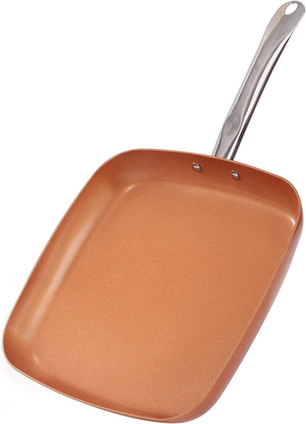 Non-Stick Copper Square Frying Pan for All Cooking Needs