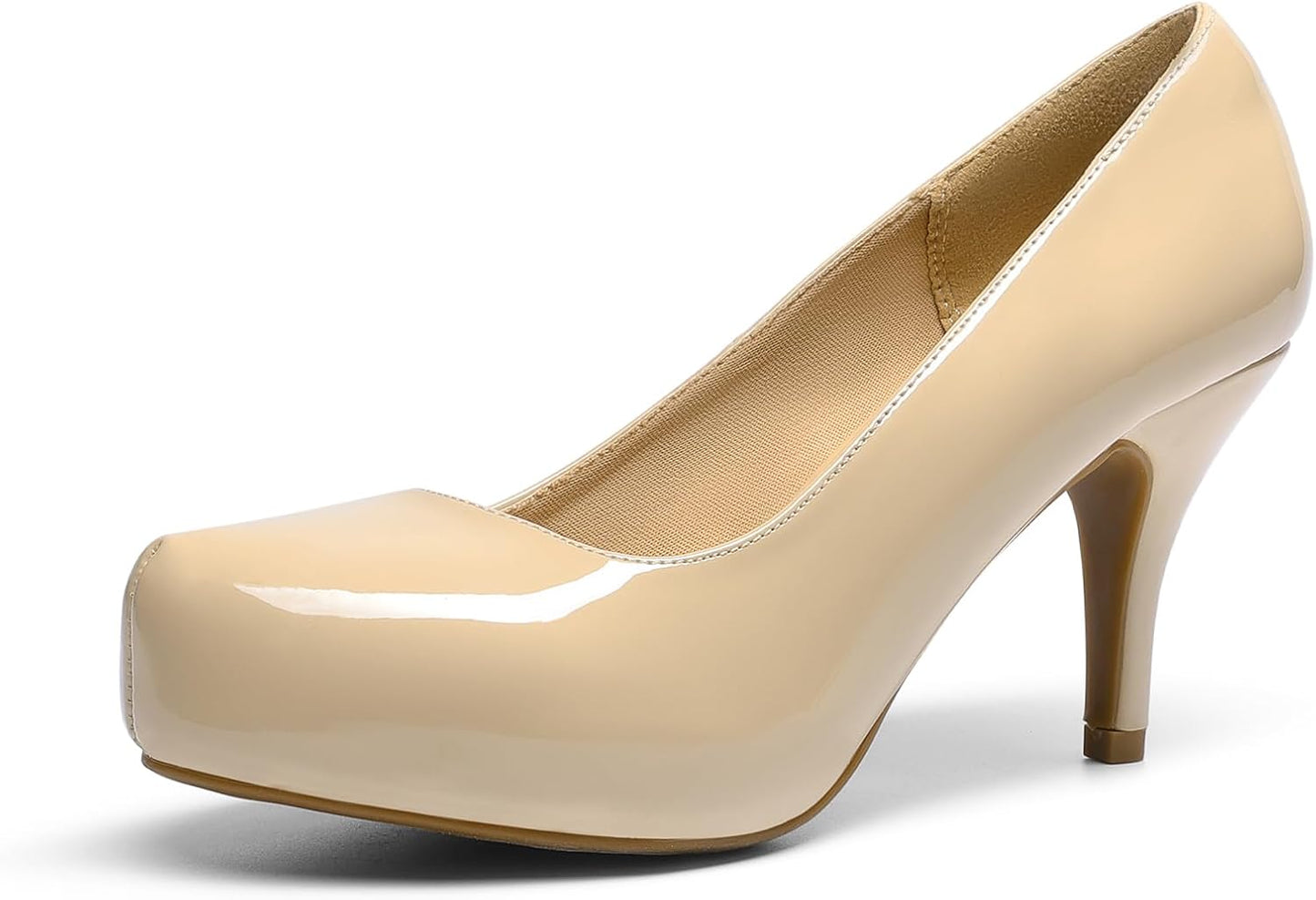 DREAM PAIRS Tiffany Women's Elegant Low Stiletto Heel Pumps