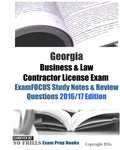 Georgia Business & Law Contractor License Exam Study Notes