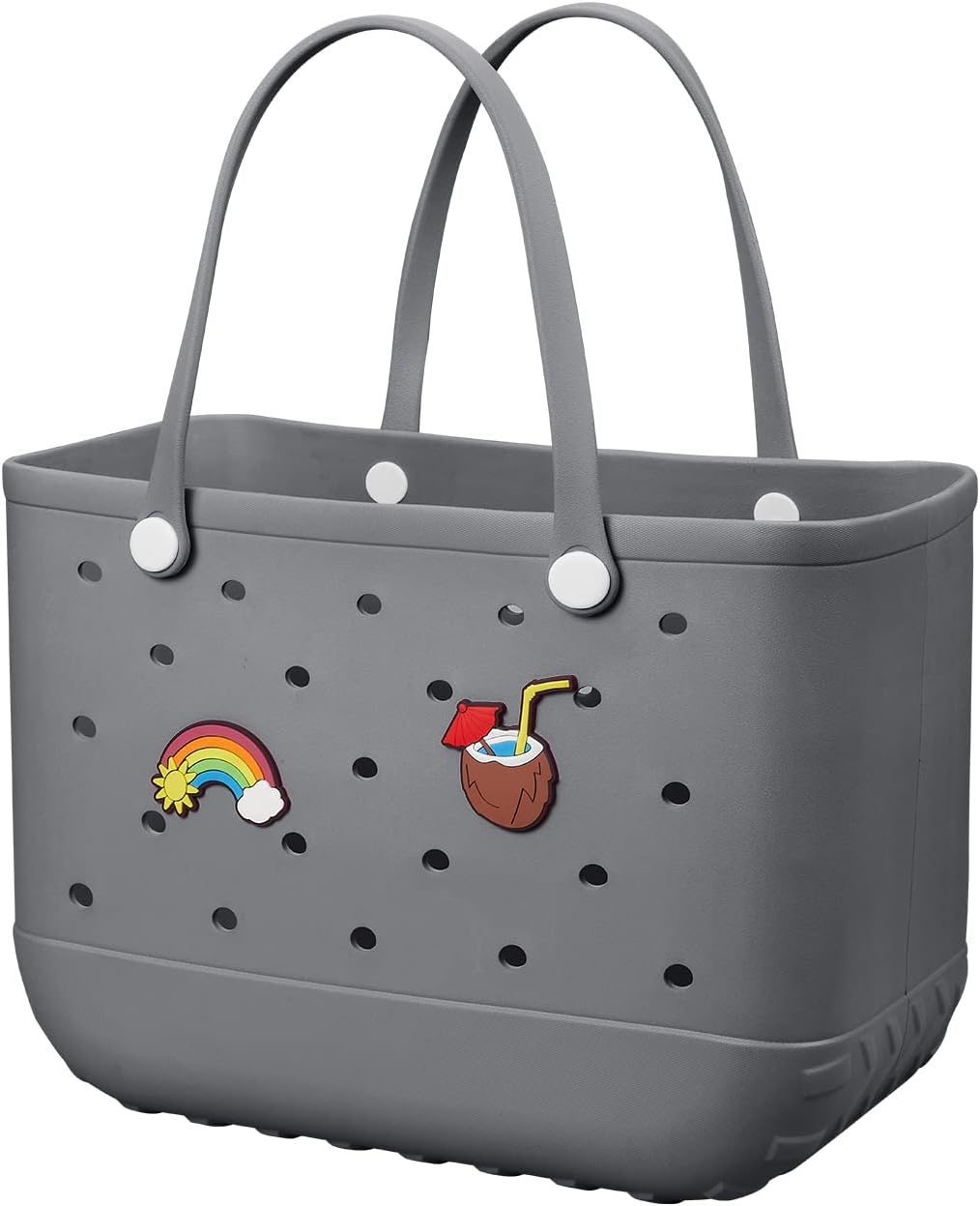 Beach Bag Rubber Tote Bag - Waterproof Travel Bag for Women
