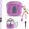 QINZAC Clear Case for JBL Tune Flex - Locking Shock Protection