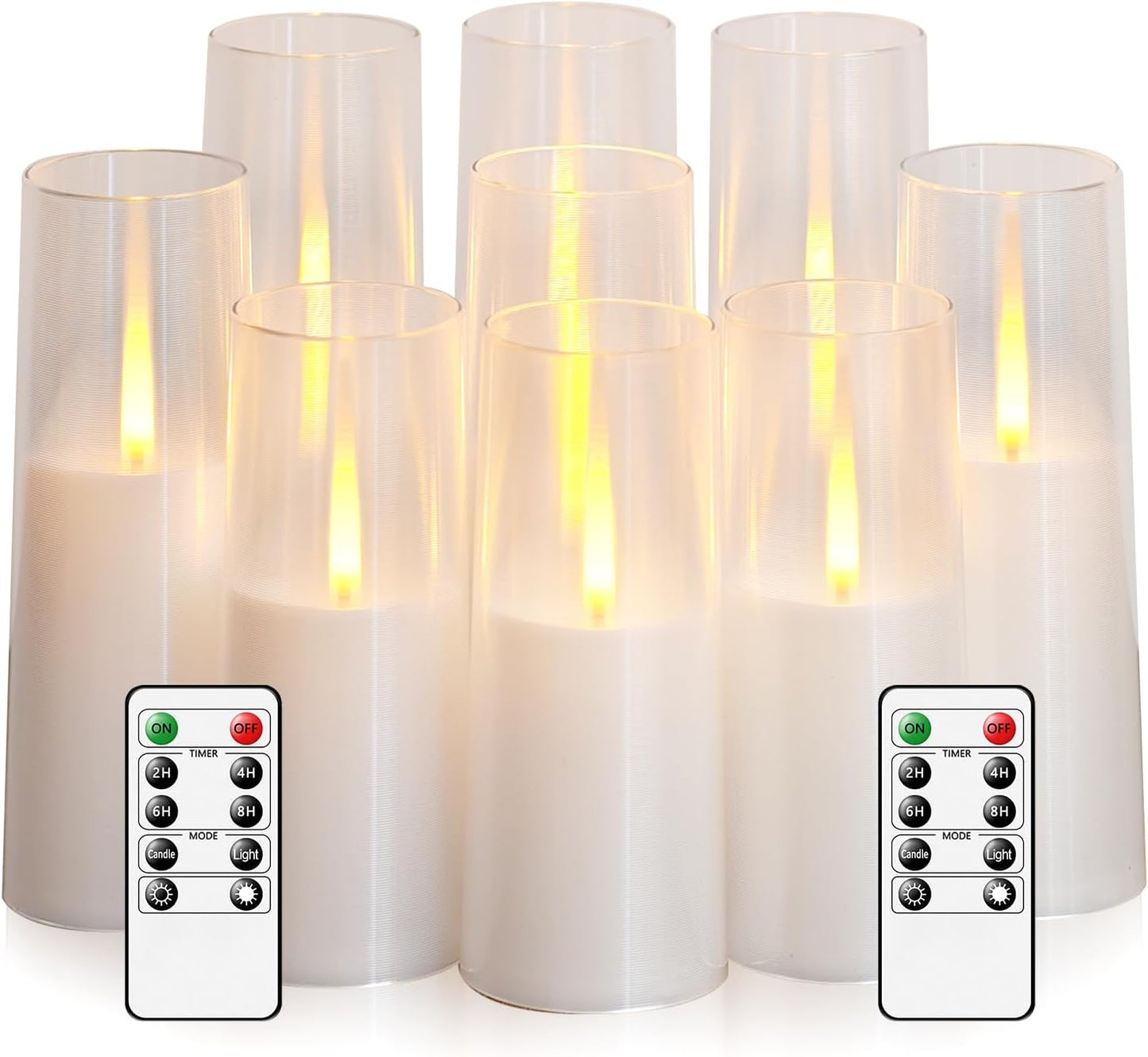 Flameless Candles with Remote Timer for Home Decor and Ambience