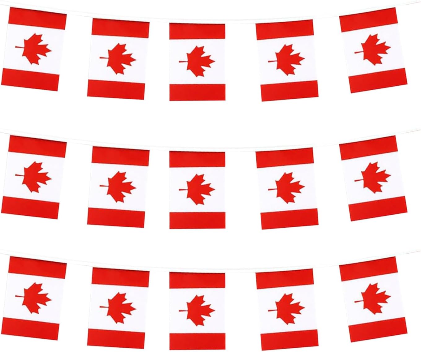 Canadian Mini Flag Banner - Patriotic Decor Perfection