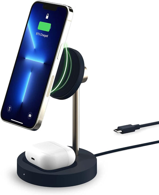iOttie Velox Magnetic Wireless Duo Stand for iPhone 12-15