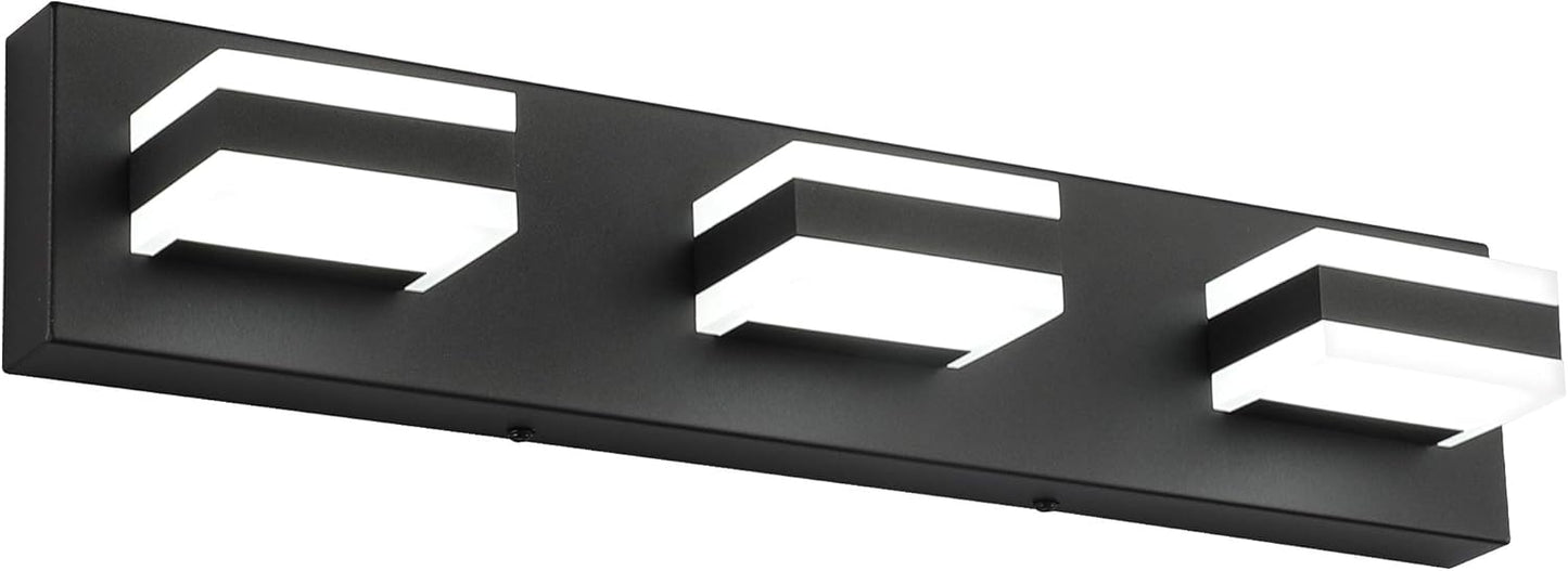 SOLFART LED Black Bathroom Vanity Light Fixtures for Modern Spaces