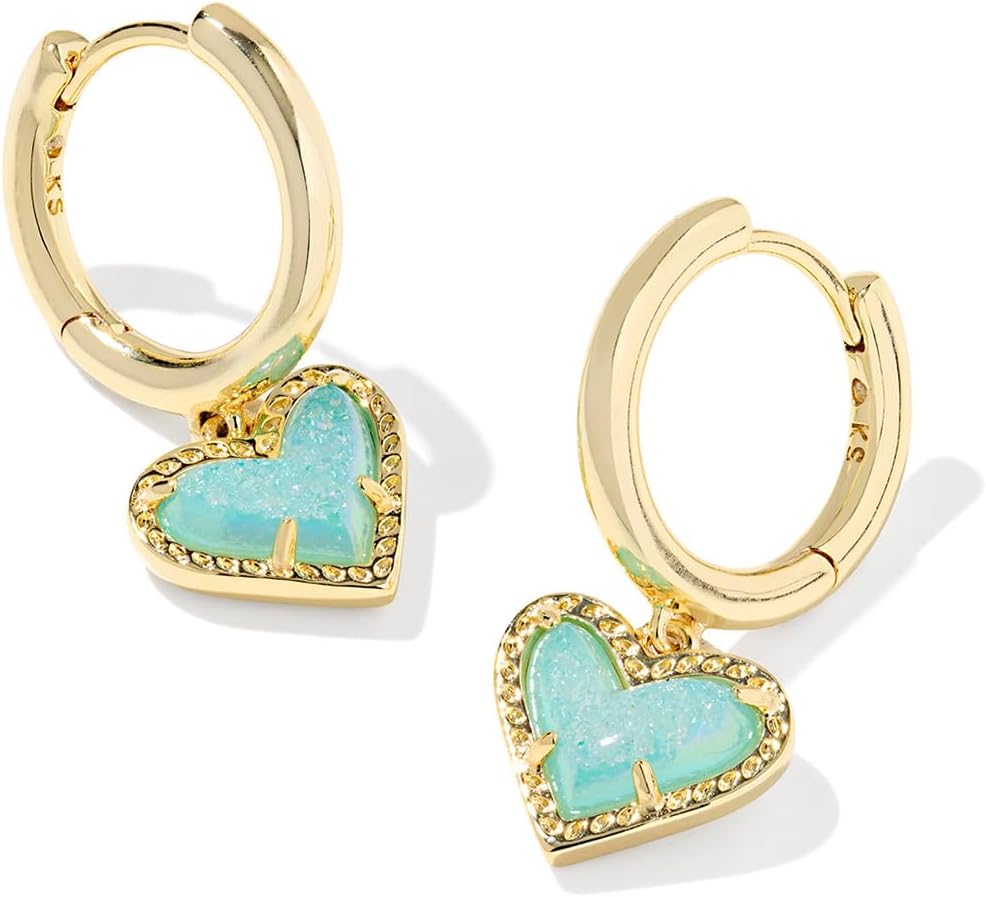 Kendra Scott Ari Heart Huggie Earrings - Stylish Jewelry for Women