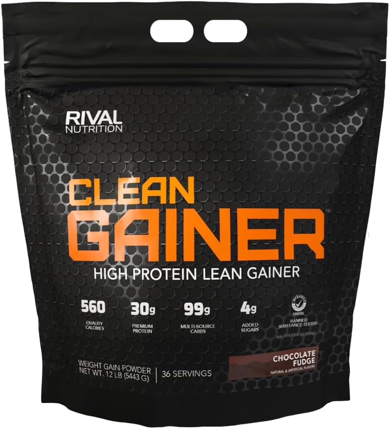 RIVAL NUTRITION Clean Gainer Chocolate Fudge 12 lbs Review