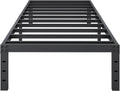 Twin Bed Frames 14 in Metal Platform Bed Frame - Stable, Tall Support