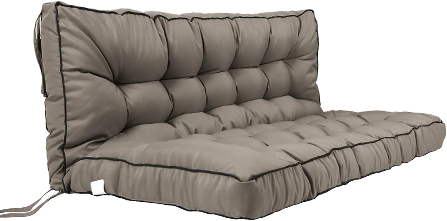 Outdoor Swing Cushion with Backrest for Comfortable Seating