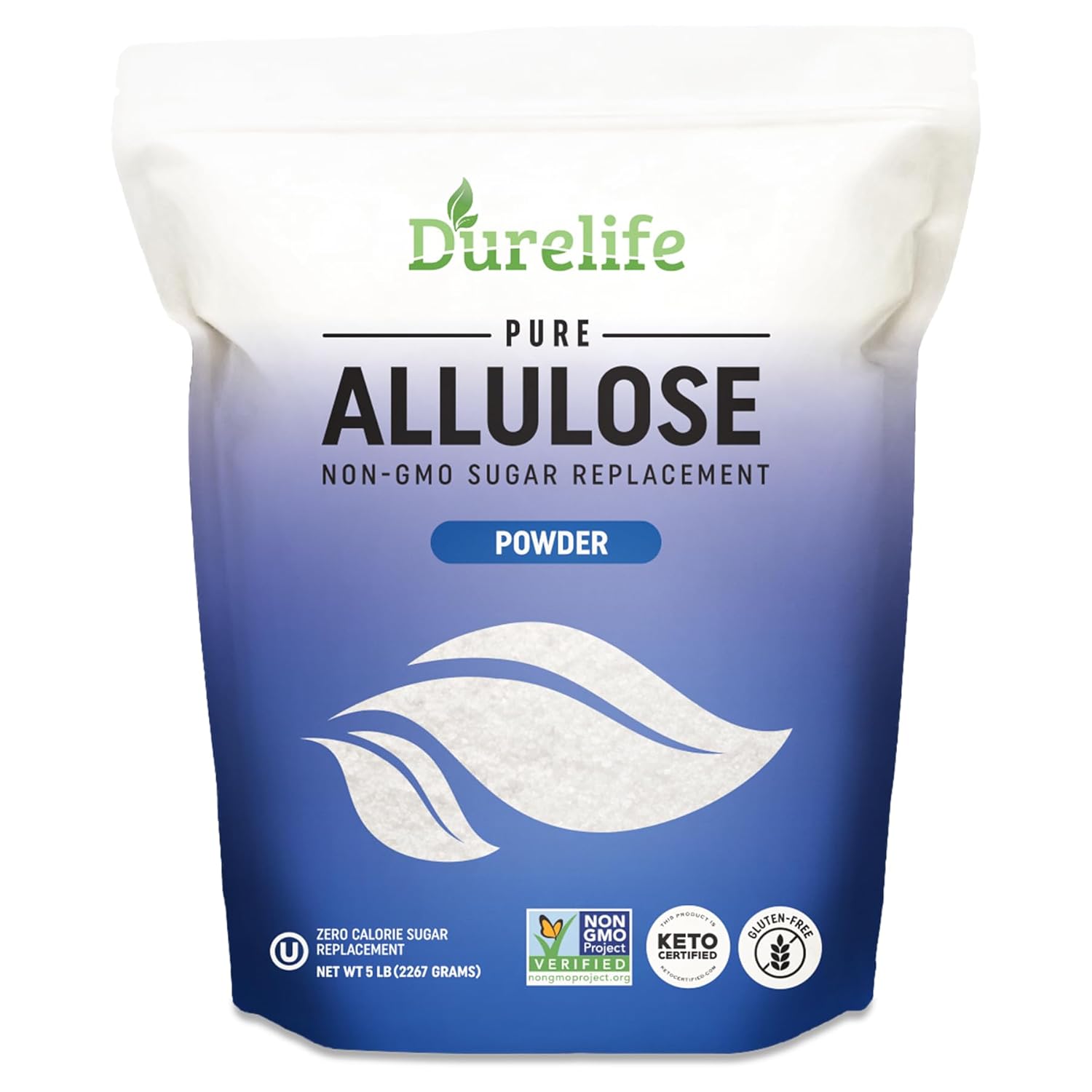 Durelife Allulose Sweetener 5 lb - Zero Calorie Sugar Substitute
