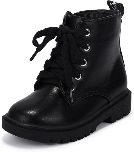 Stylish Waterproof Combat Ankle Boots for Kids by PANDANINJIA