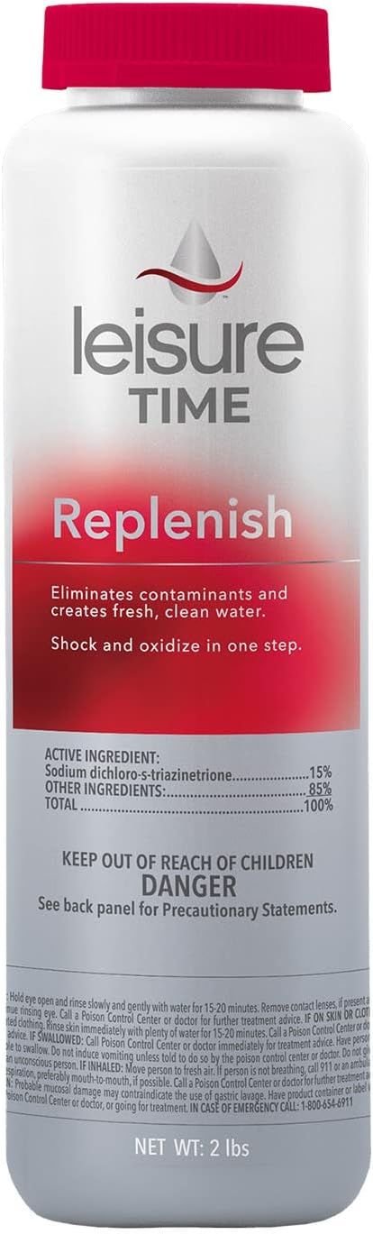 Leisure Time Spa Replenish Shock Oxidizer for Hot Tubs 2 Pounds