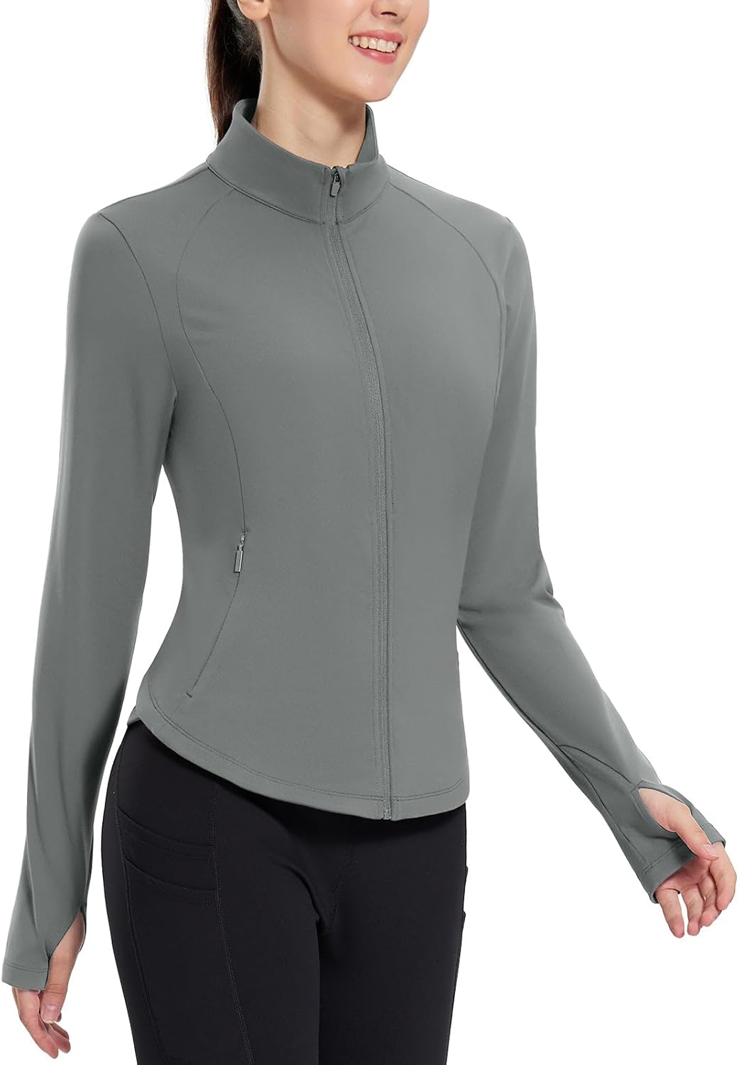 Baleaf Women's Fleece Running Jacket for Cold Weather Comfort