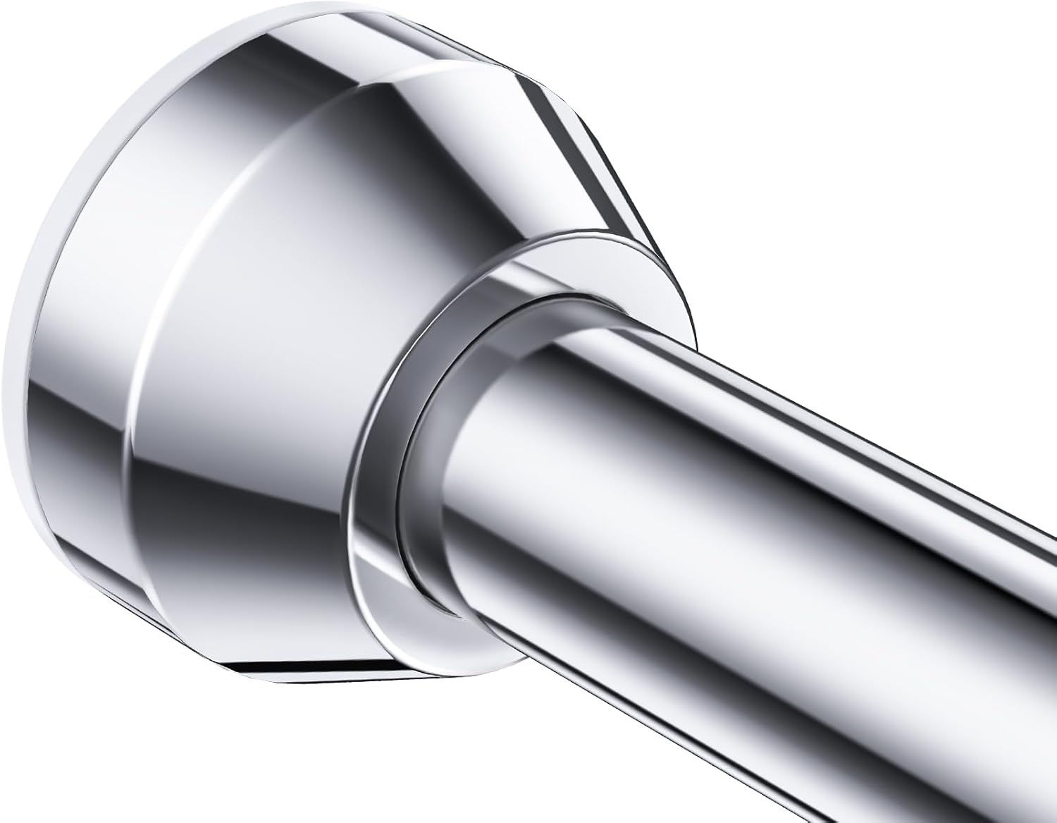 Adjustable Tension Shower Rod, No Drilling, Anti-Slip Stainless Steel
