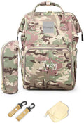PERSONALIZED Large Diaper Knapsack for Parents - Convertible Tote