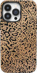 Casely iPhone 14 Pro Case Born to Be Wild Jaguar Print - Bold