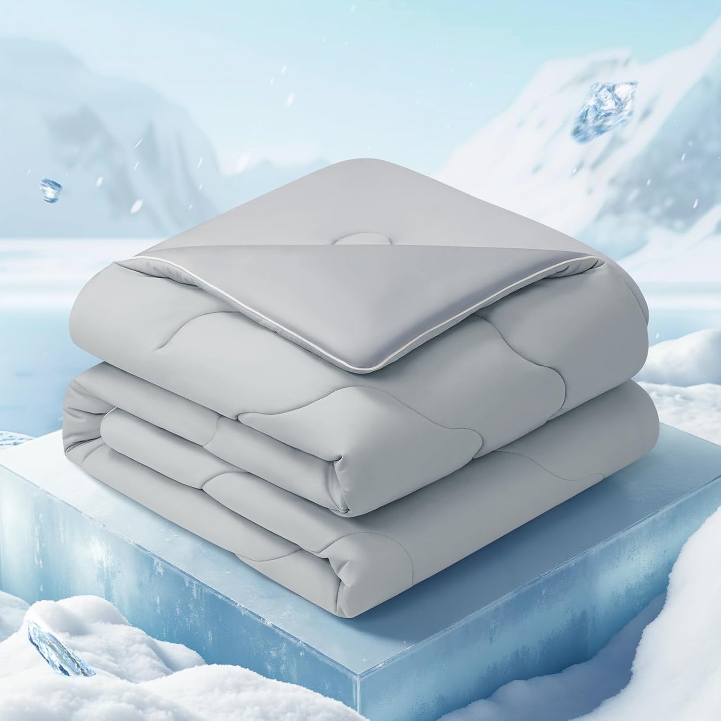 EASELAND All Season Cooling Comforter Queen for Hot Sleepers