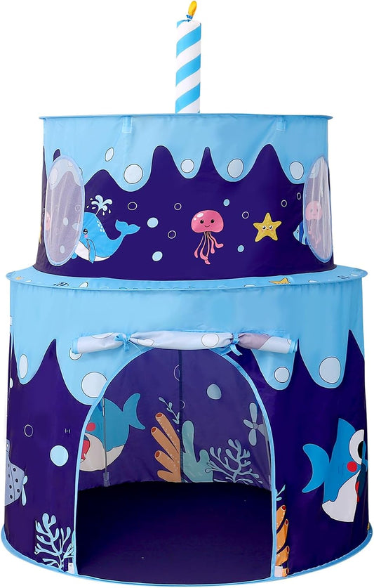 BOENBRO Pop Up Cake Tent: Magical Playhouse for Kids