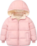 TUONROAD Baby Toddler Winter Fleece Puffer Coat - Warm, Windproof
